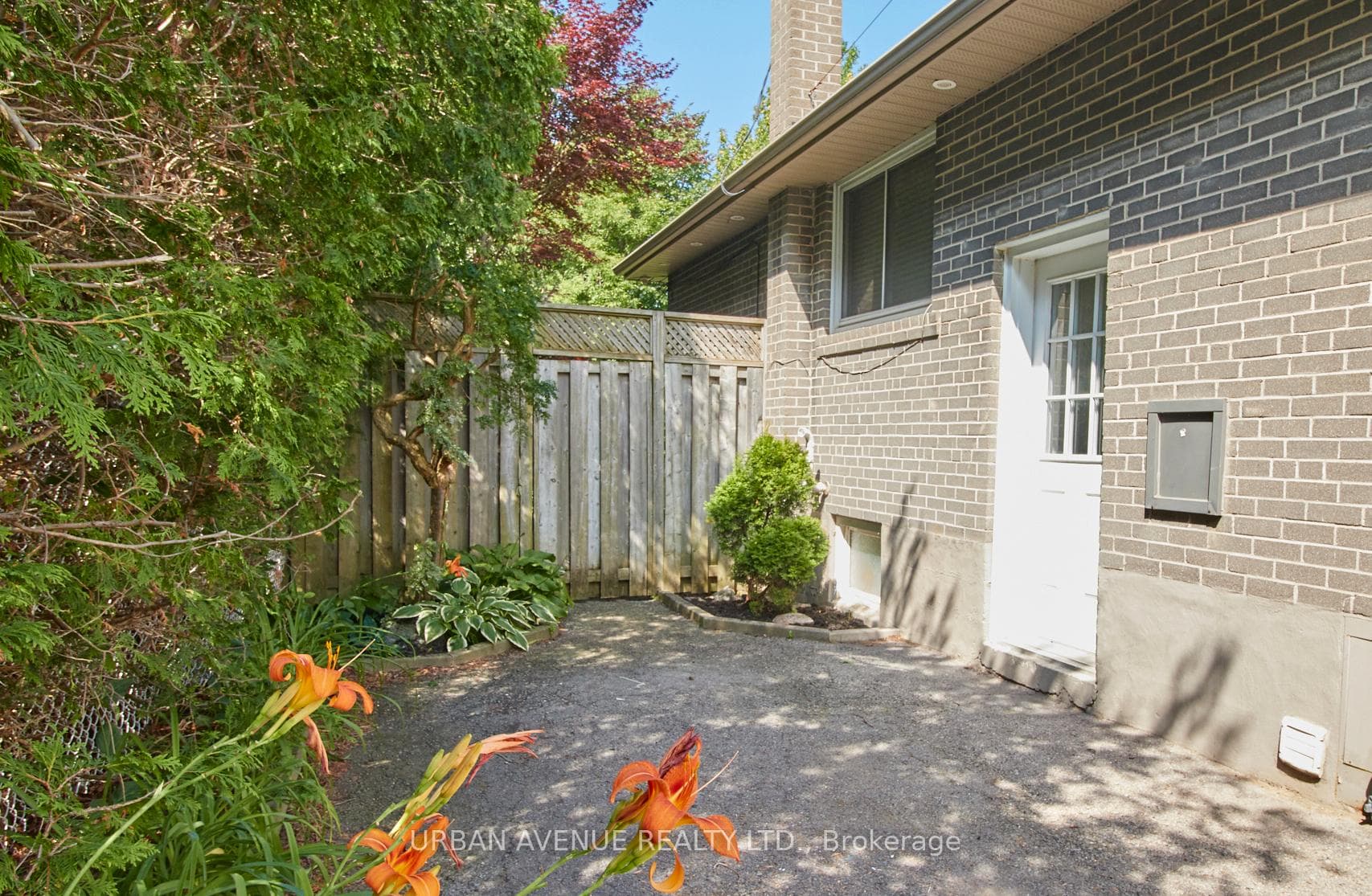 side door-leads to basement