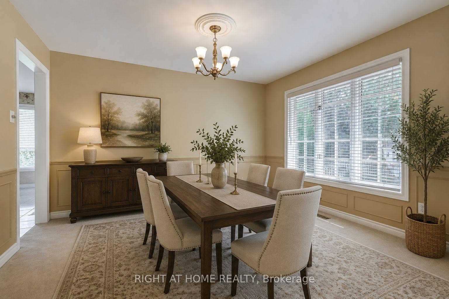 Dining Room Virtually Staged