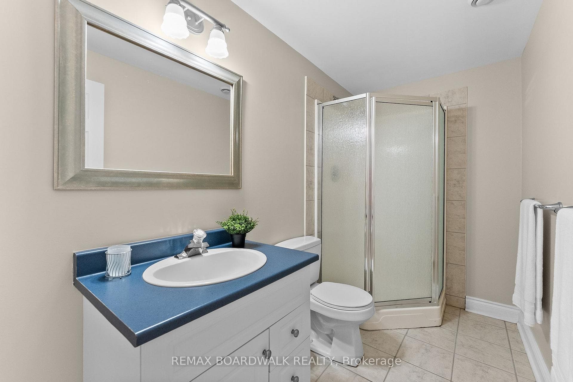 3 pc. bathroom on the lower level!