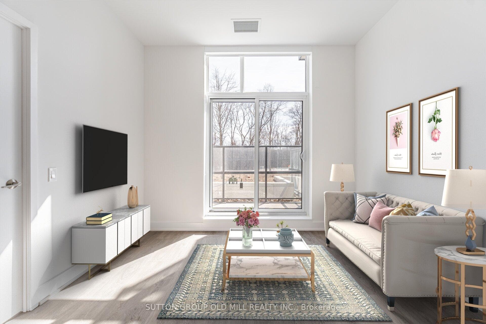 Living Room Virtually Staged