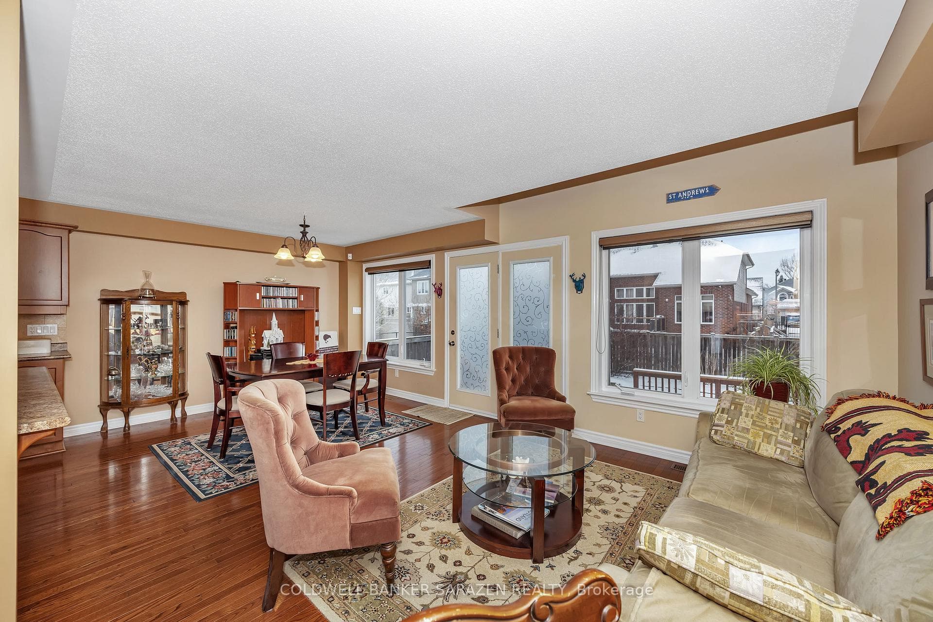 View of Living room & Dining room
