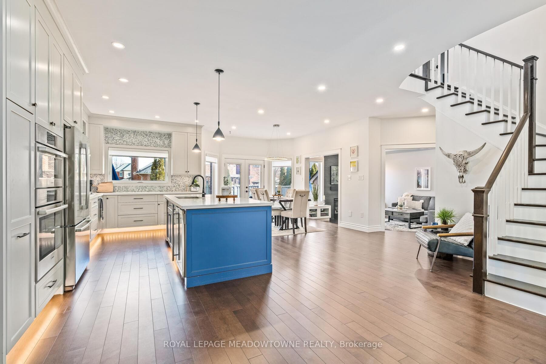 Kitchen, Dining Room & Stairs