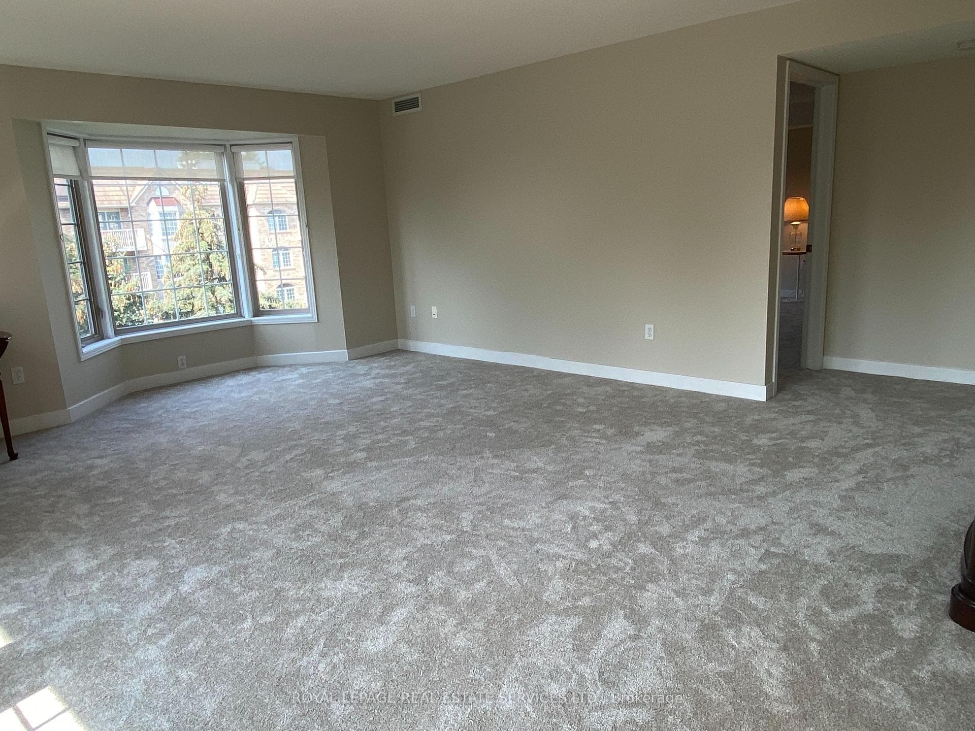 living space and entry to primary bedroom