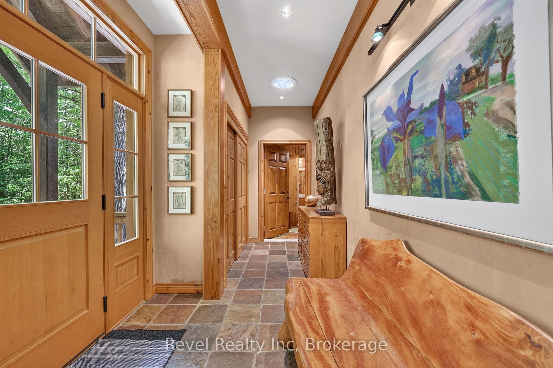 Hallway to the second wing