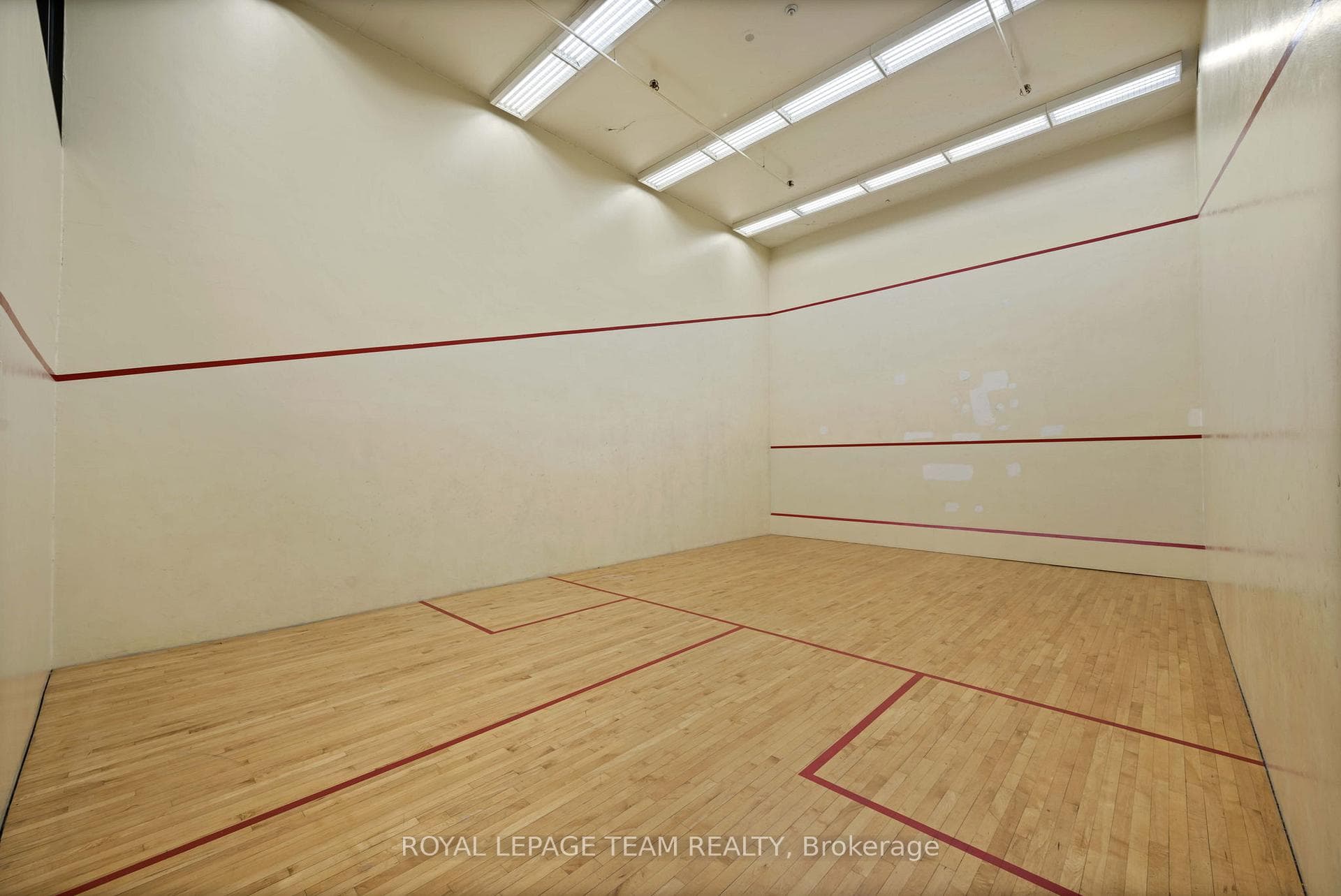 Regulation squash court - Recreation Building
