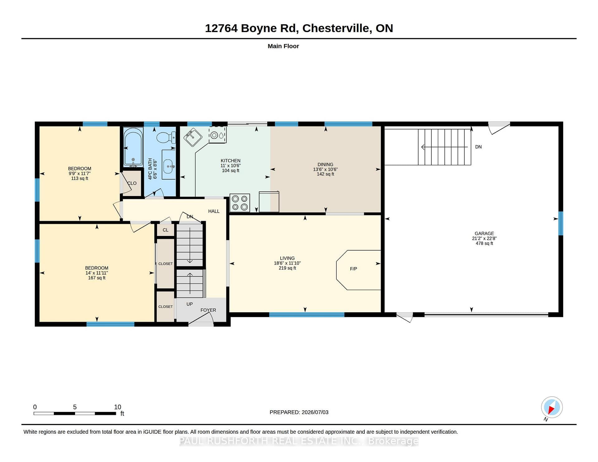 Floor Plan-Main Level