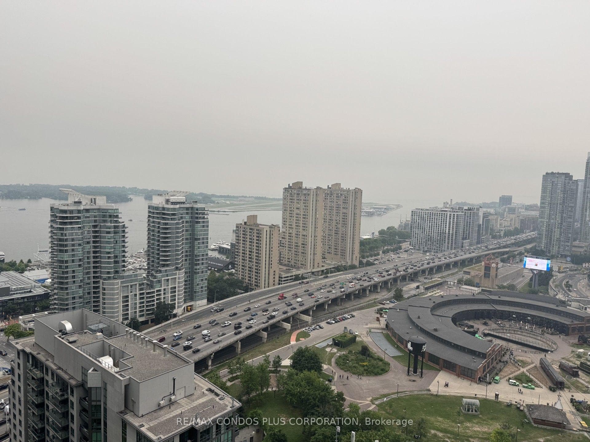 view from balcony