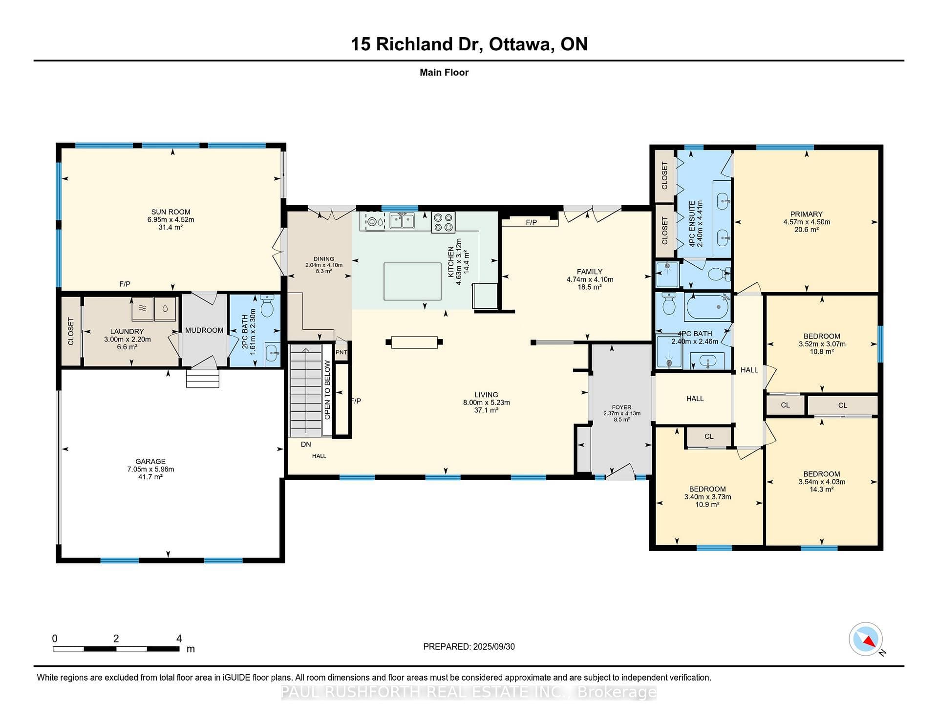 Main Floor - Floorplan -2700+ Sq Ft