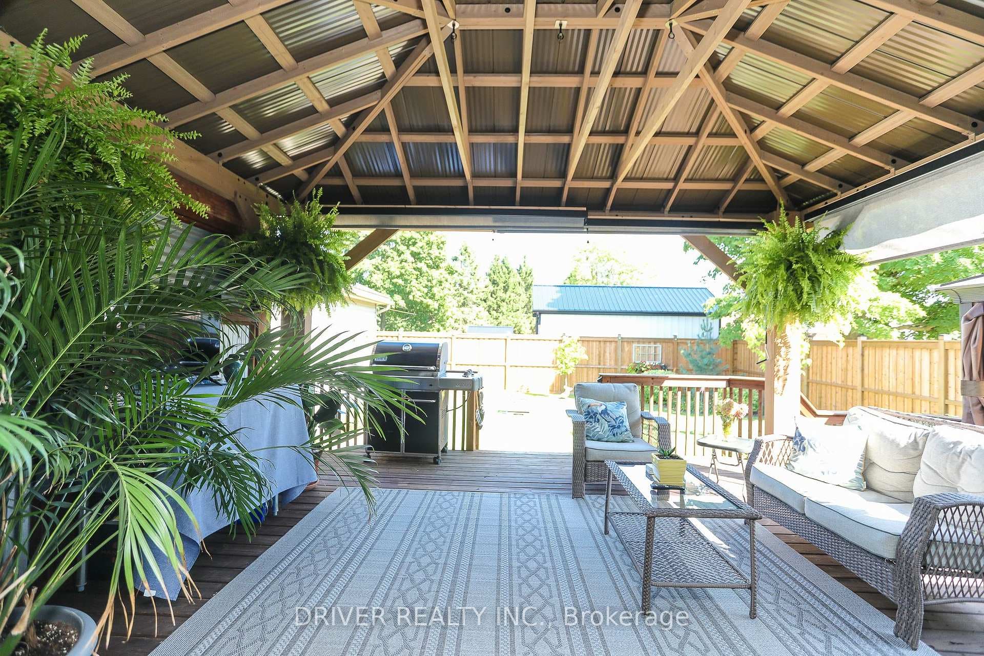 ~Deck with Roll Down Blinds~