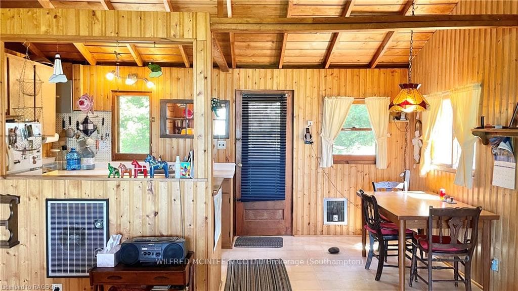 Open kitchen area
