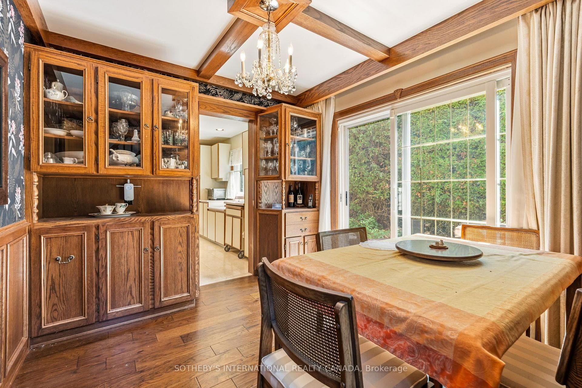 Formal dining area.