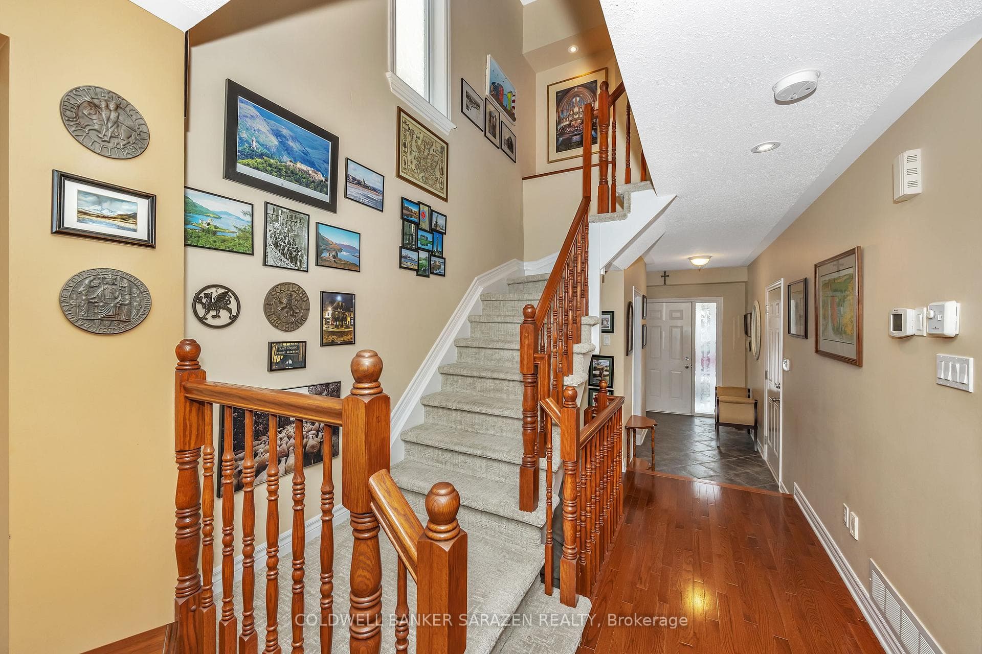 Stairs leading to second level
