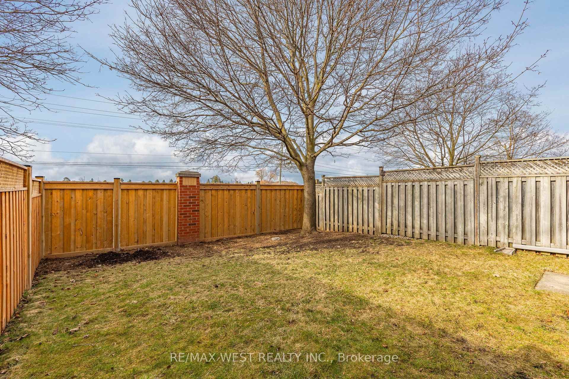 Private fully fenced back Yard
