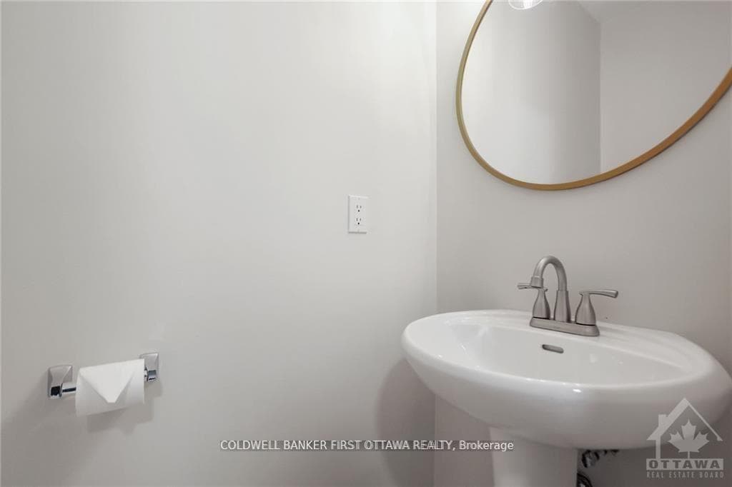 main floor powder room