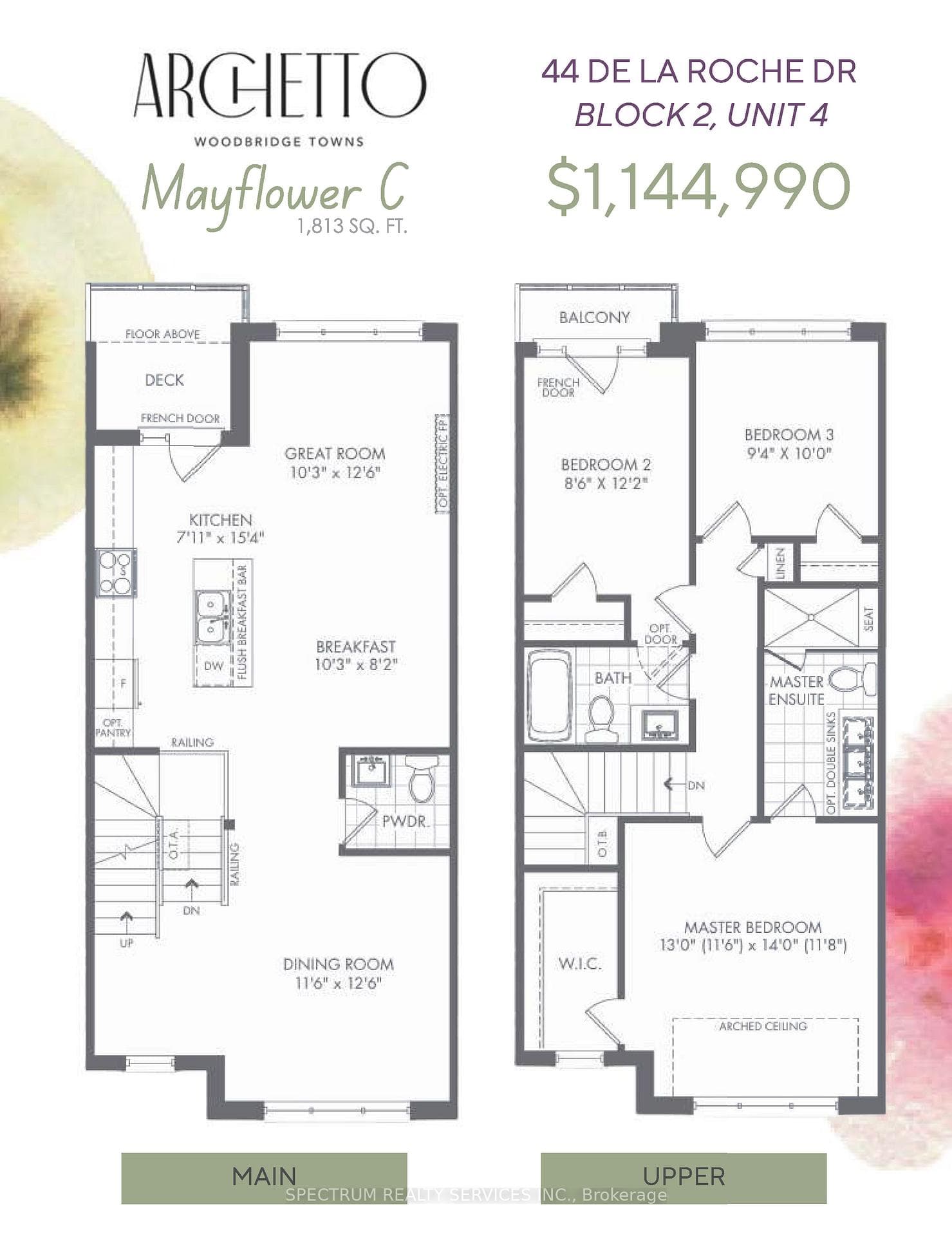Main & Upper Level Floor Pan