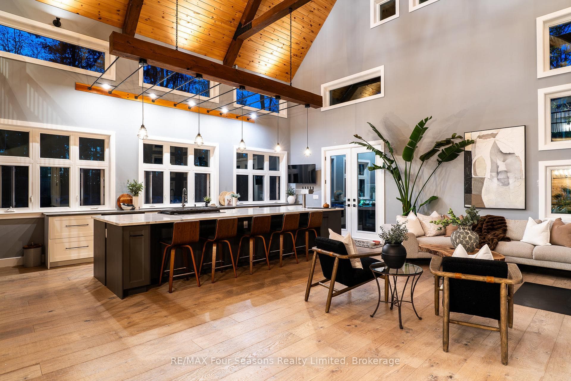 Warm inviting Open Concept space