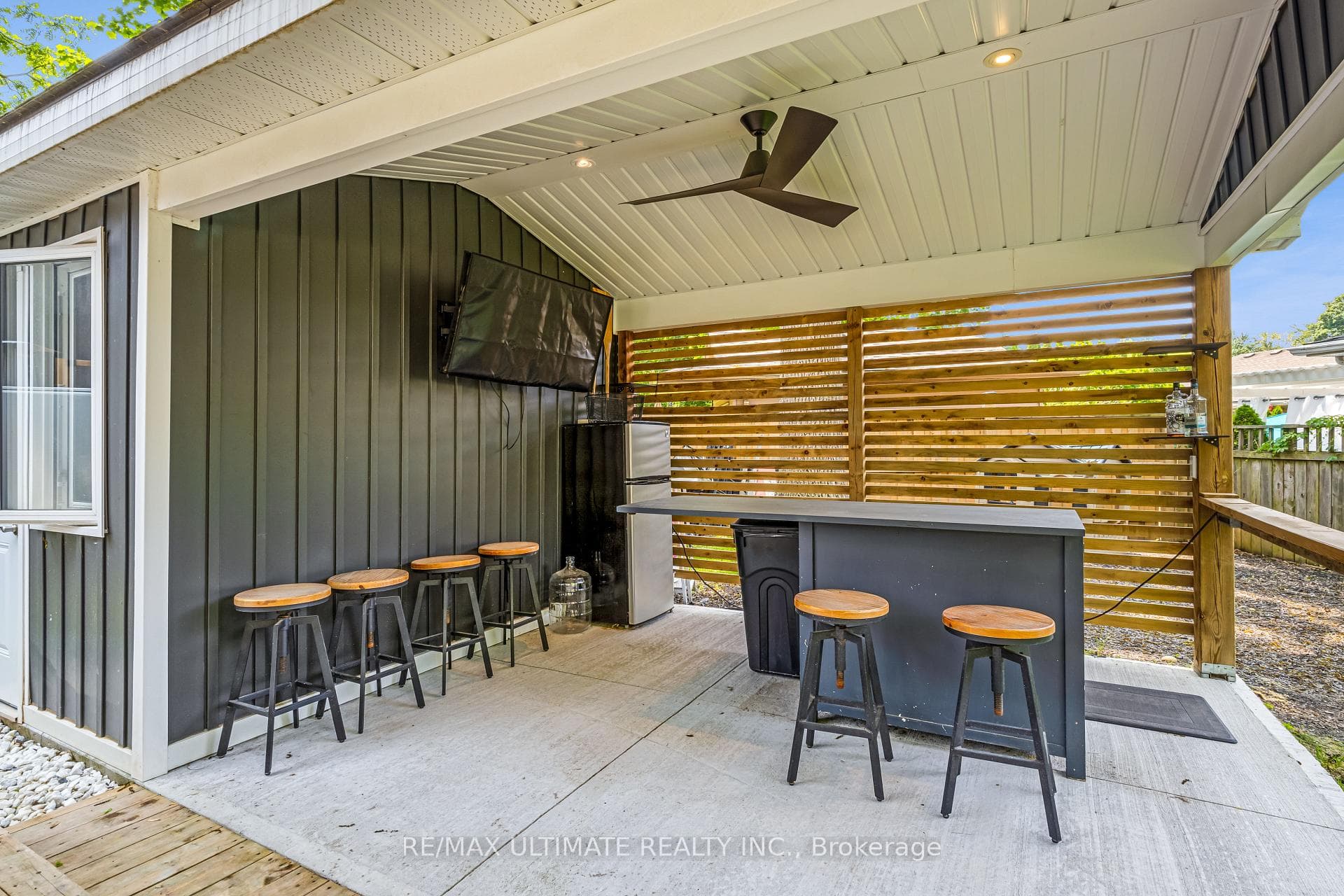 Storage Shed and Outdoor Bar