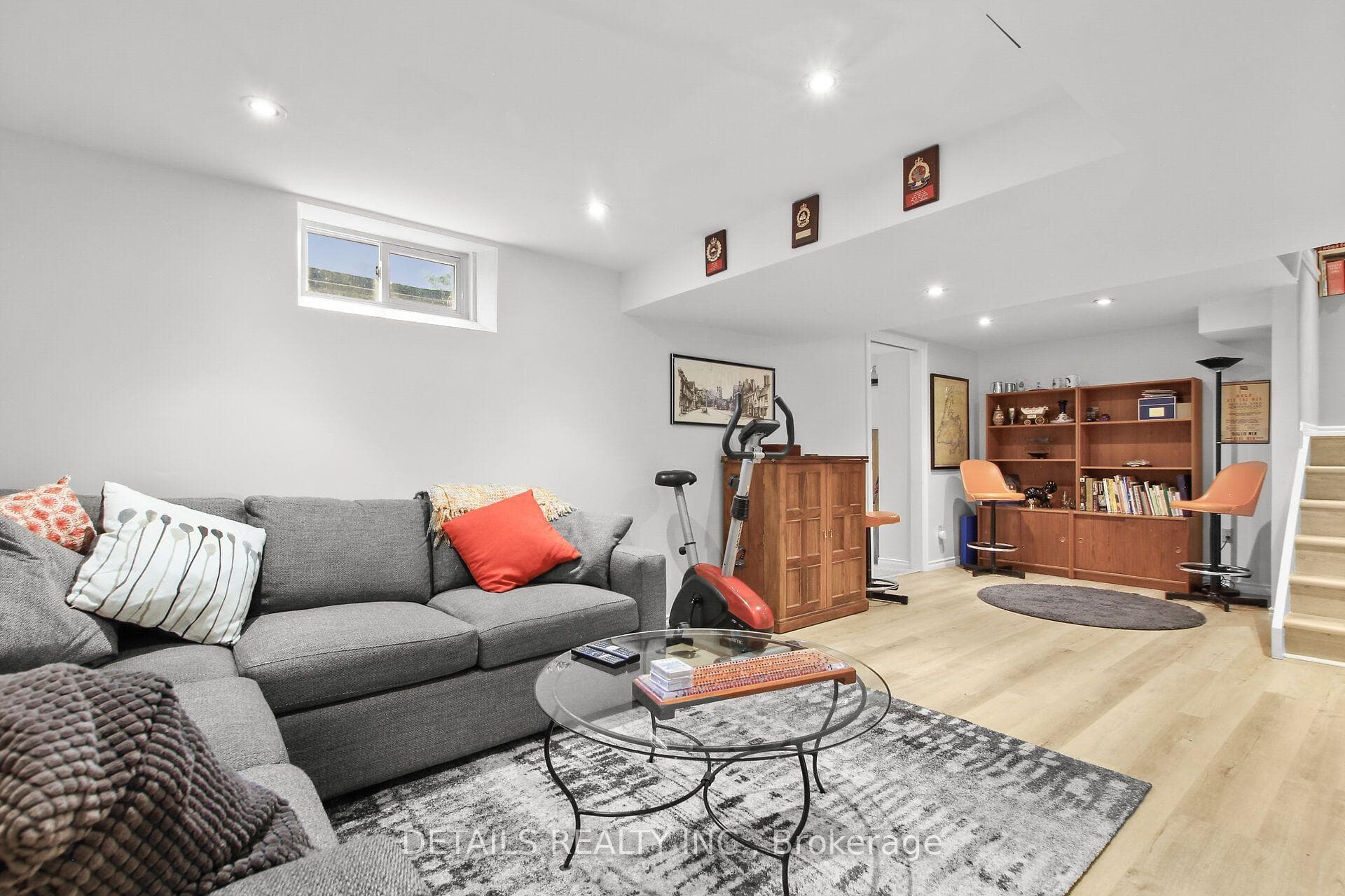 Lower level family room
