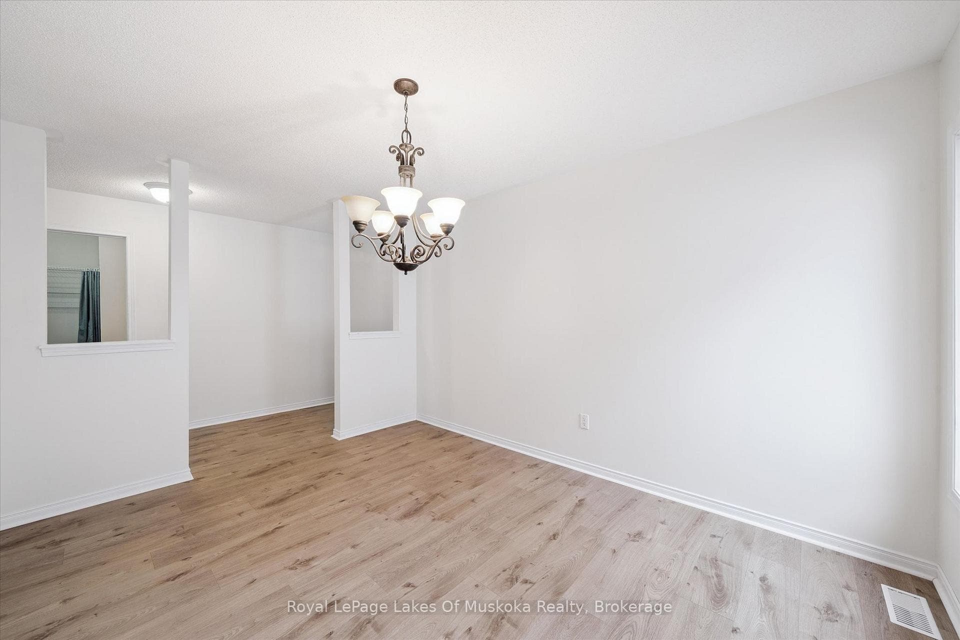 Dining Room with brand new flooring