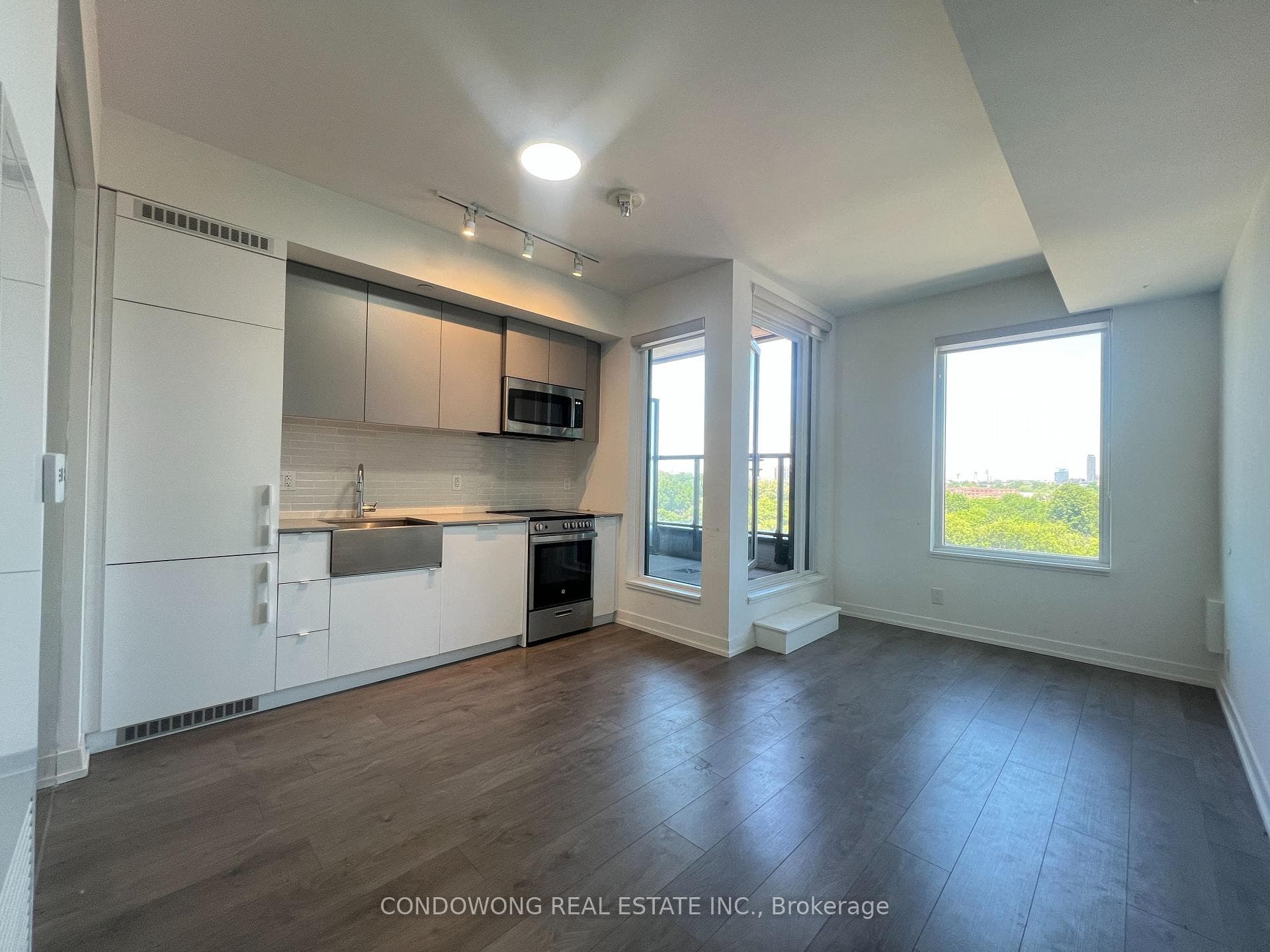 The whole unit is very bright and spacious