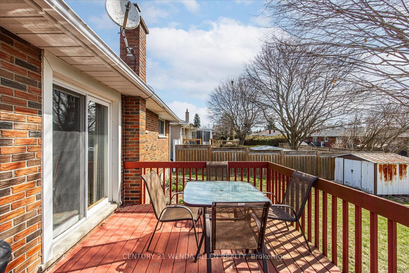Backyard deck