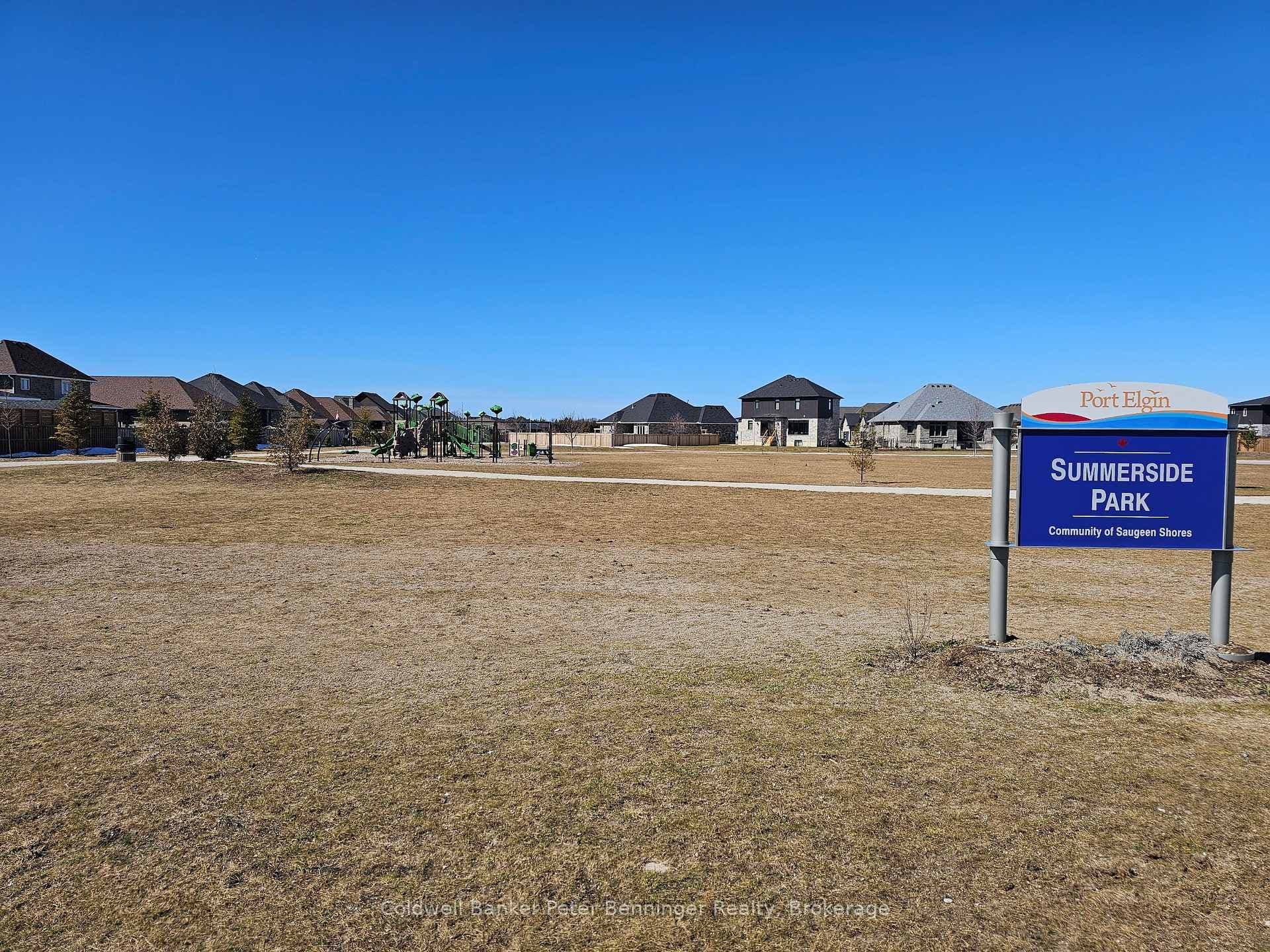 Summerside Park within view of the driveway!