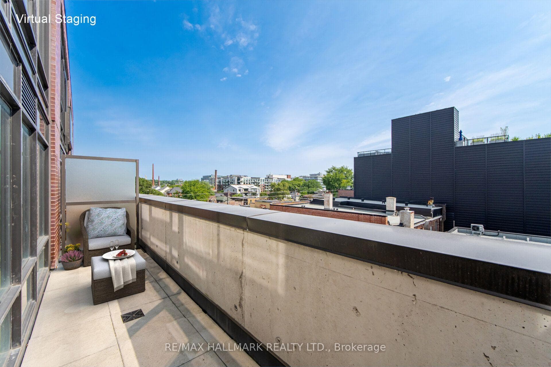 Large balcony
