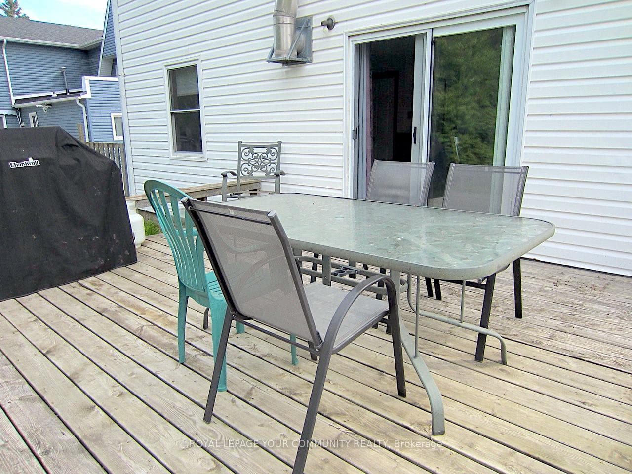 Large Deck W/ W/O from Kitchen