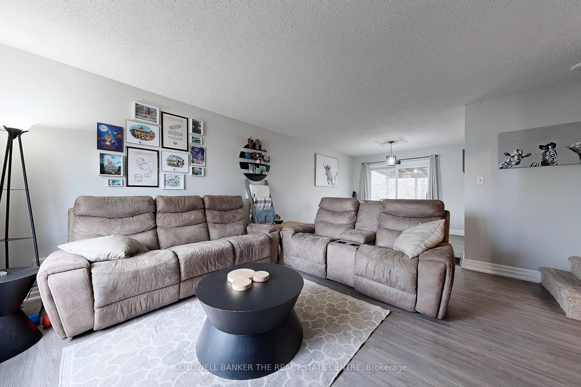 Living Room combined with Dining Room