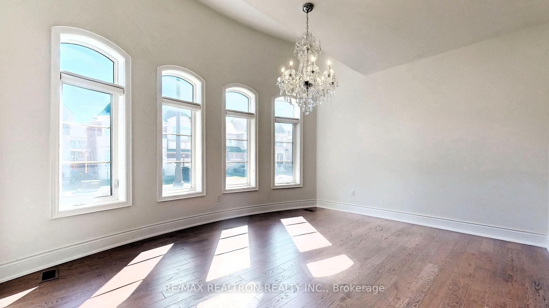 Beautiful dark hardwood throughout the home