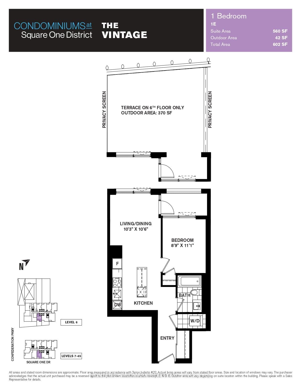 395 Square One Drive Unit 3606 photo 9