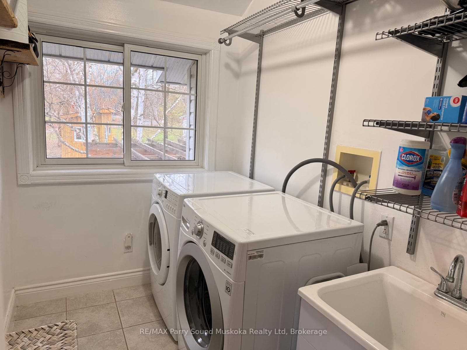 Convenient main floor laundry