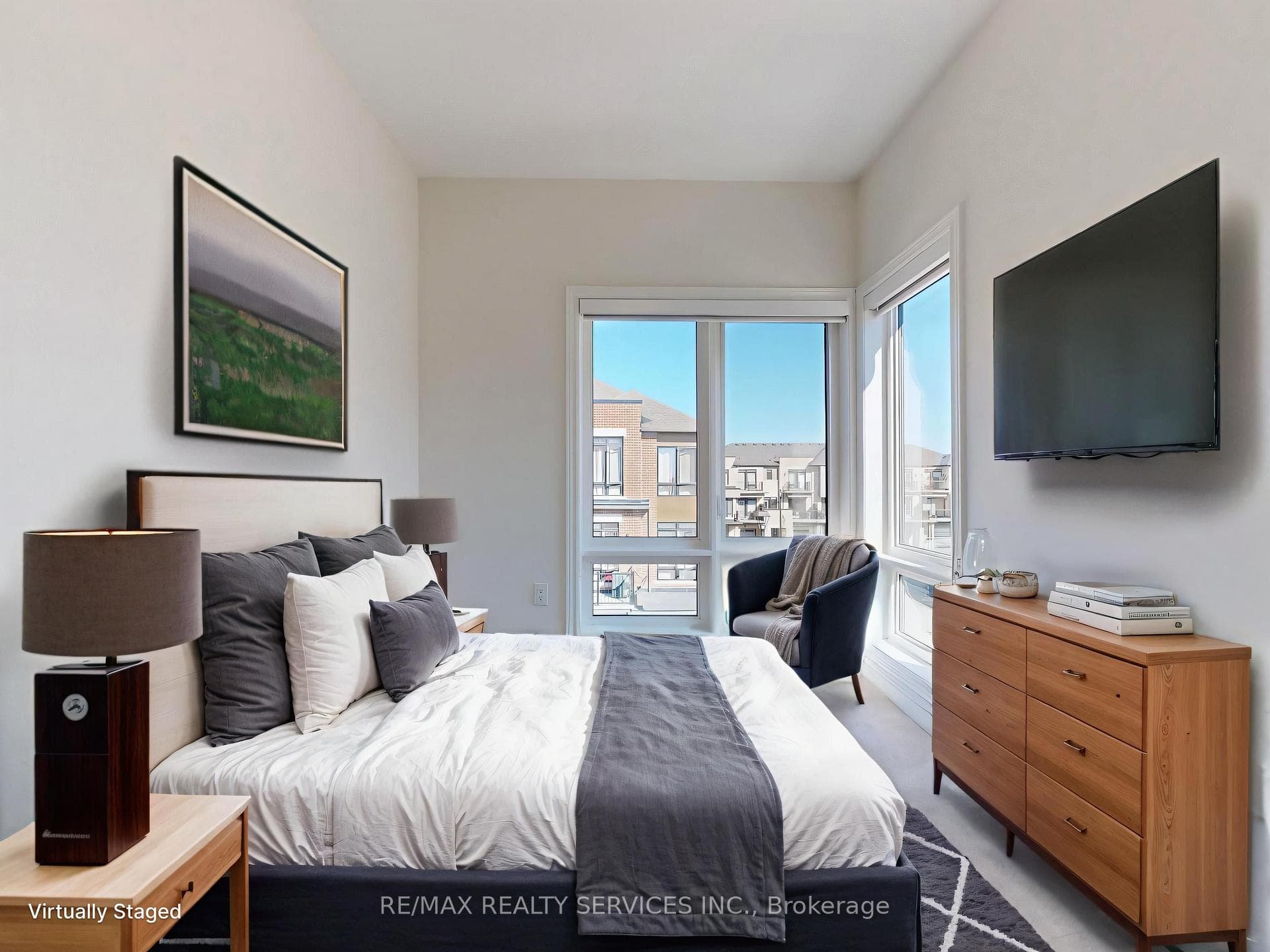 Virtually Staged Bedroom 3