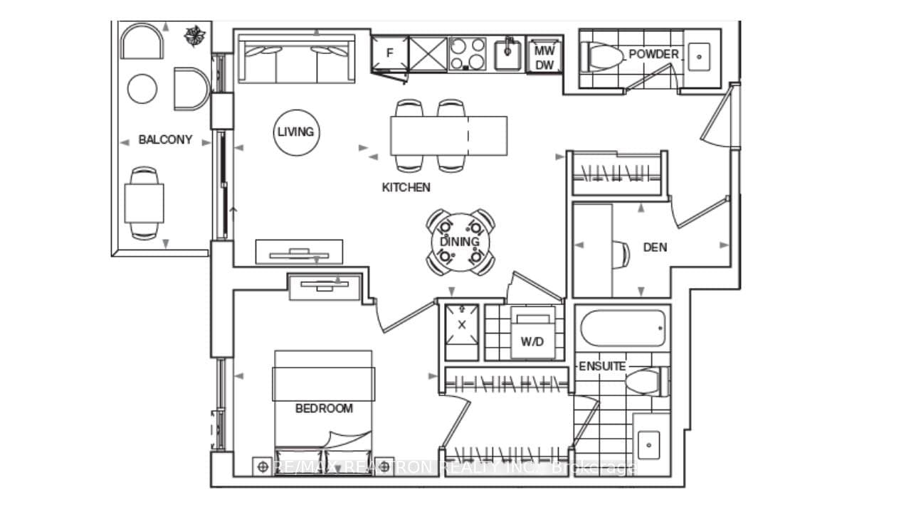 Floorplan of unit