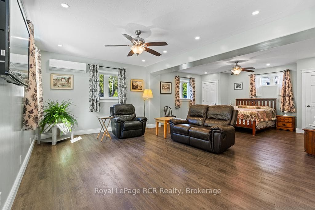 In-floor radiant heat & split pumps for A/C too.