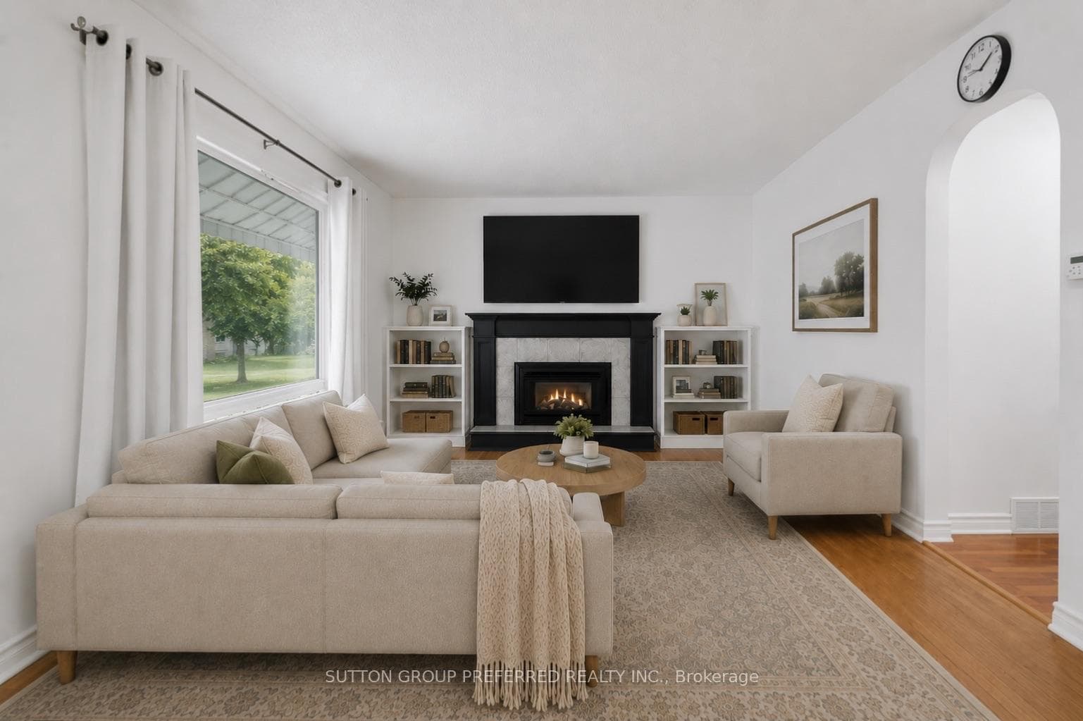 Living Room - Virtually Staged