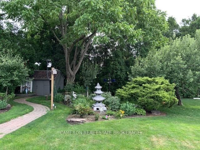 A very peaceful rear yard setting