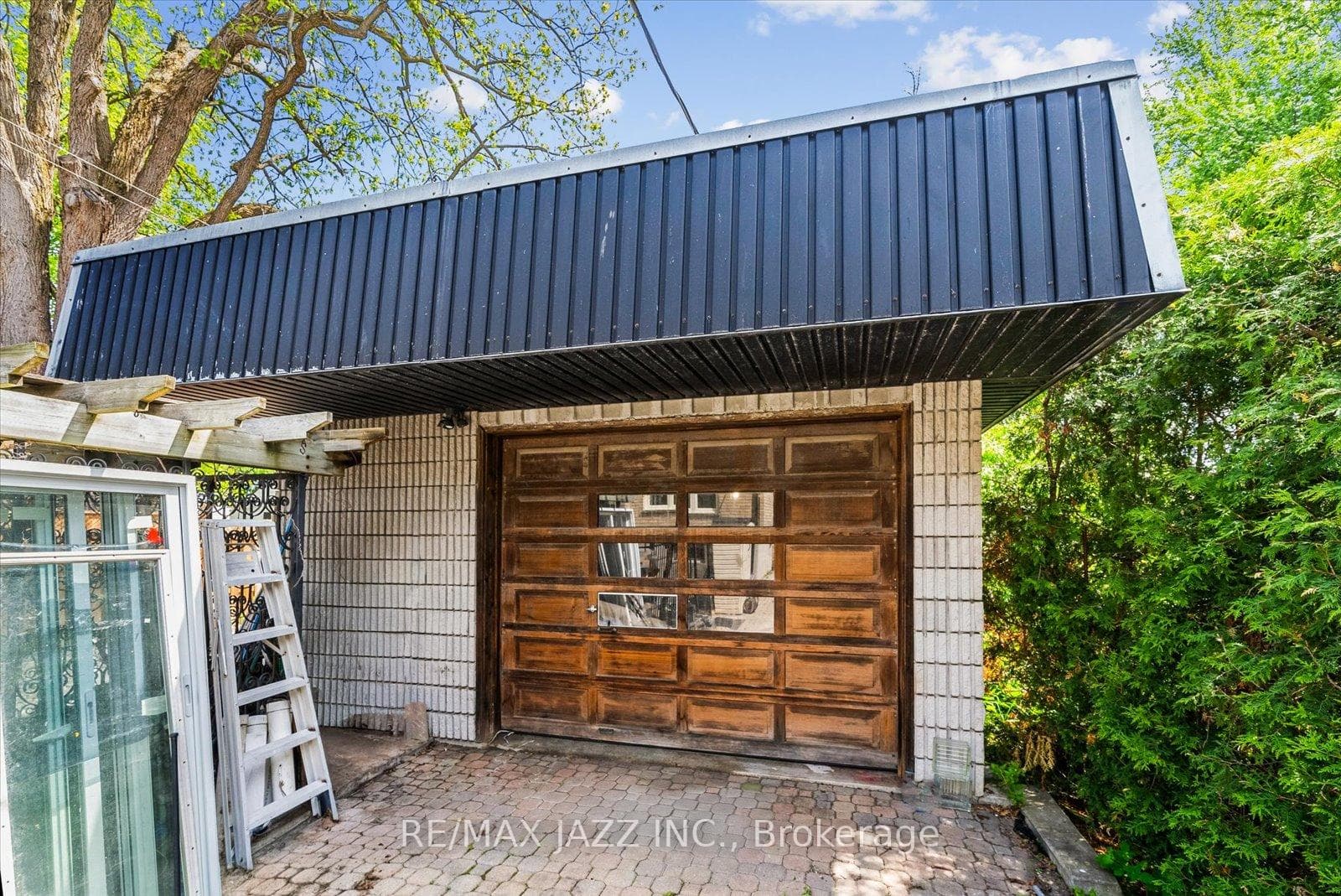Double car garage with full basement