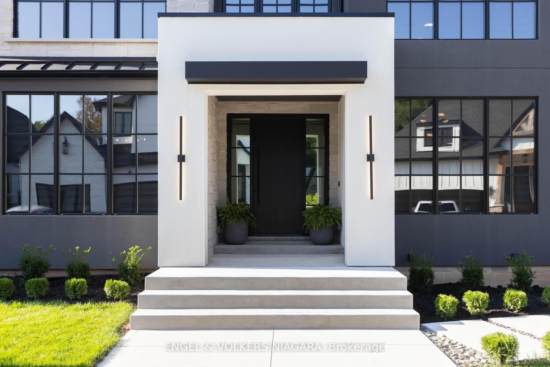Modern entrance