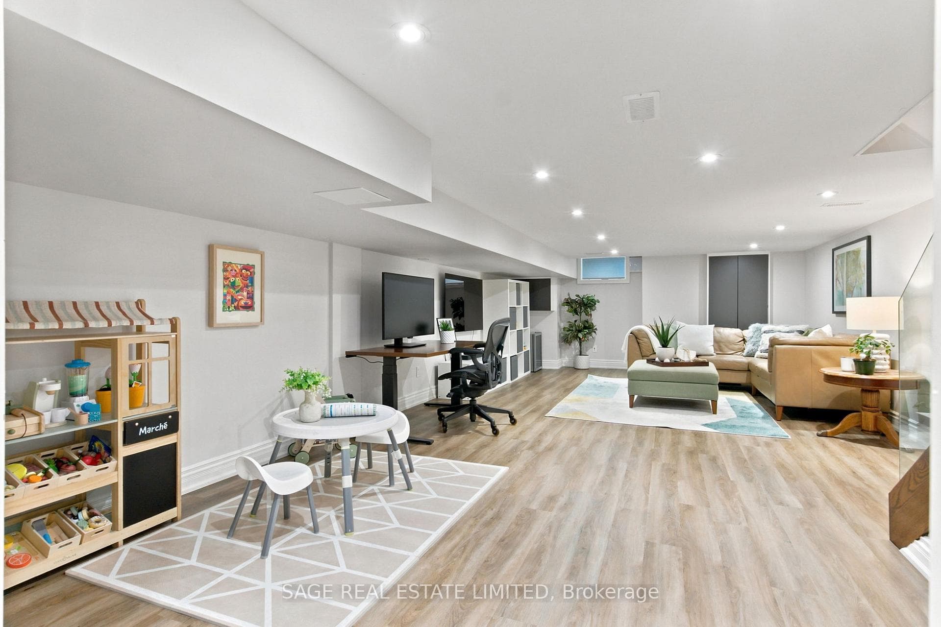 Versatile Bright Basement