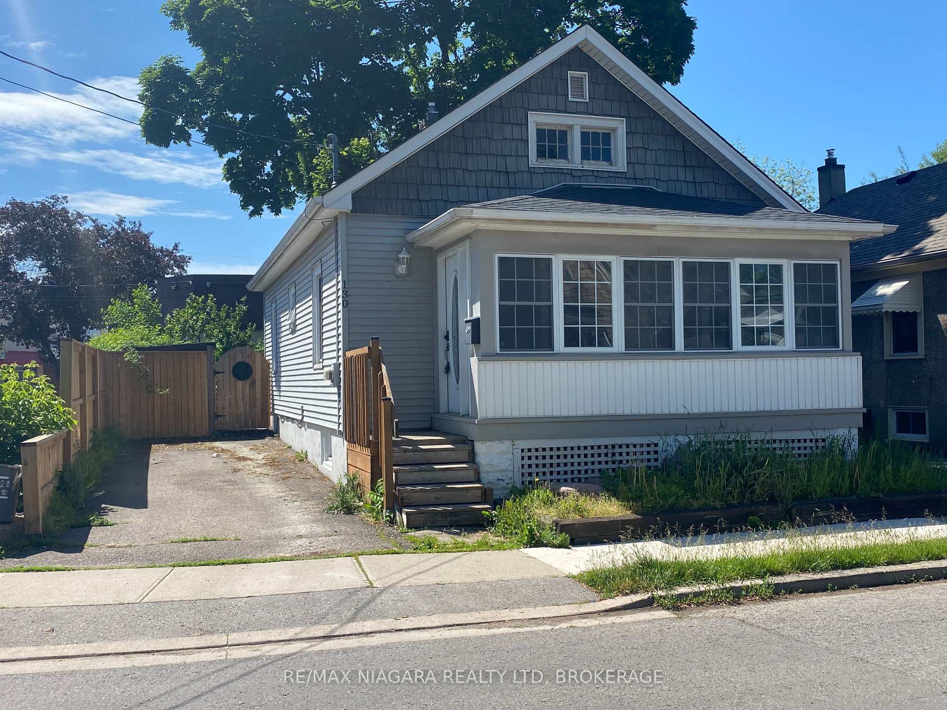 Front of the house with Private Driveway