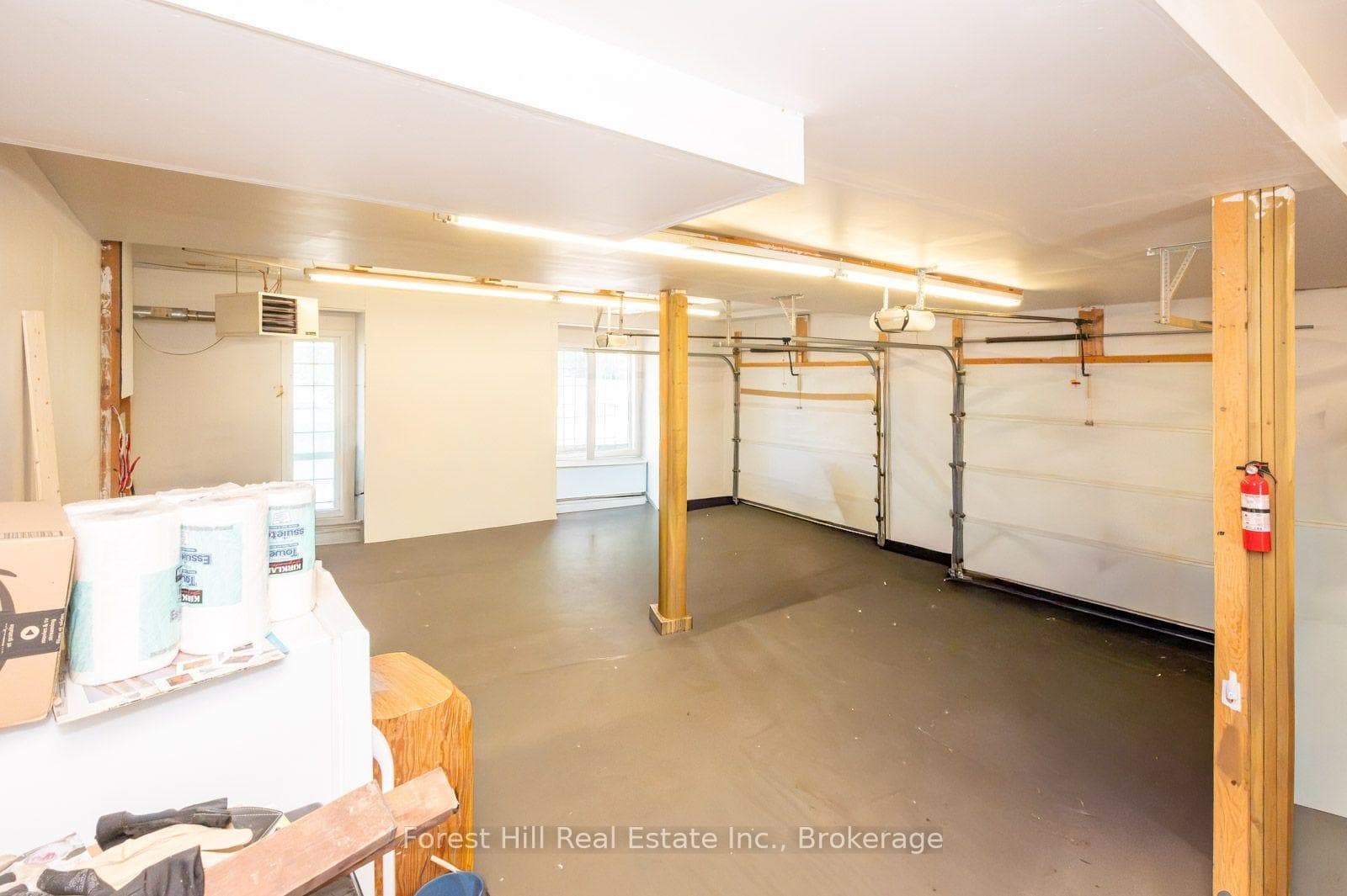 simulated empty garage