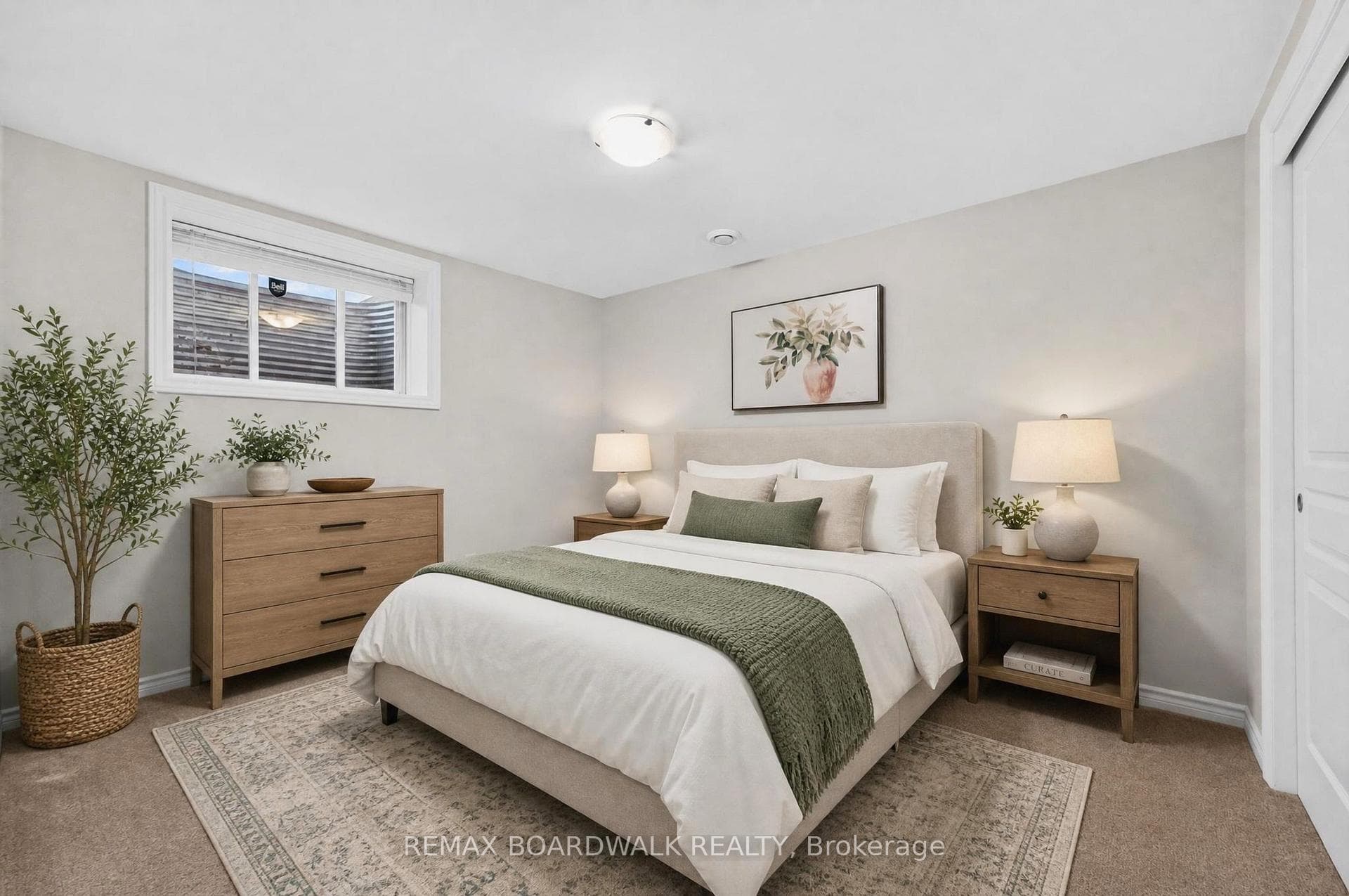 Basement Bedroom (photo virtually staged)