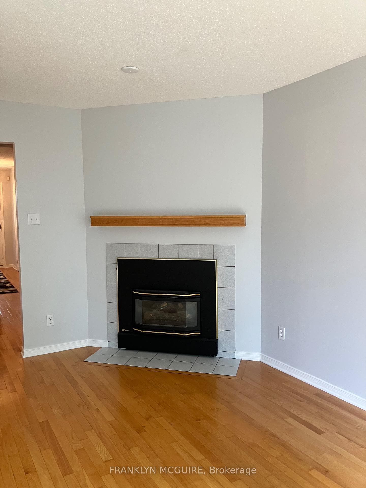 Fireplace in living room