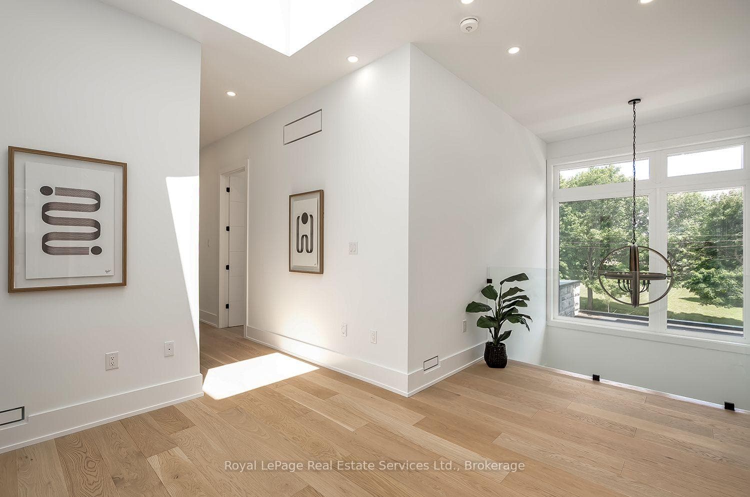 Sun-filled Upper Hallway