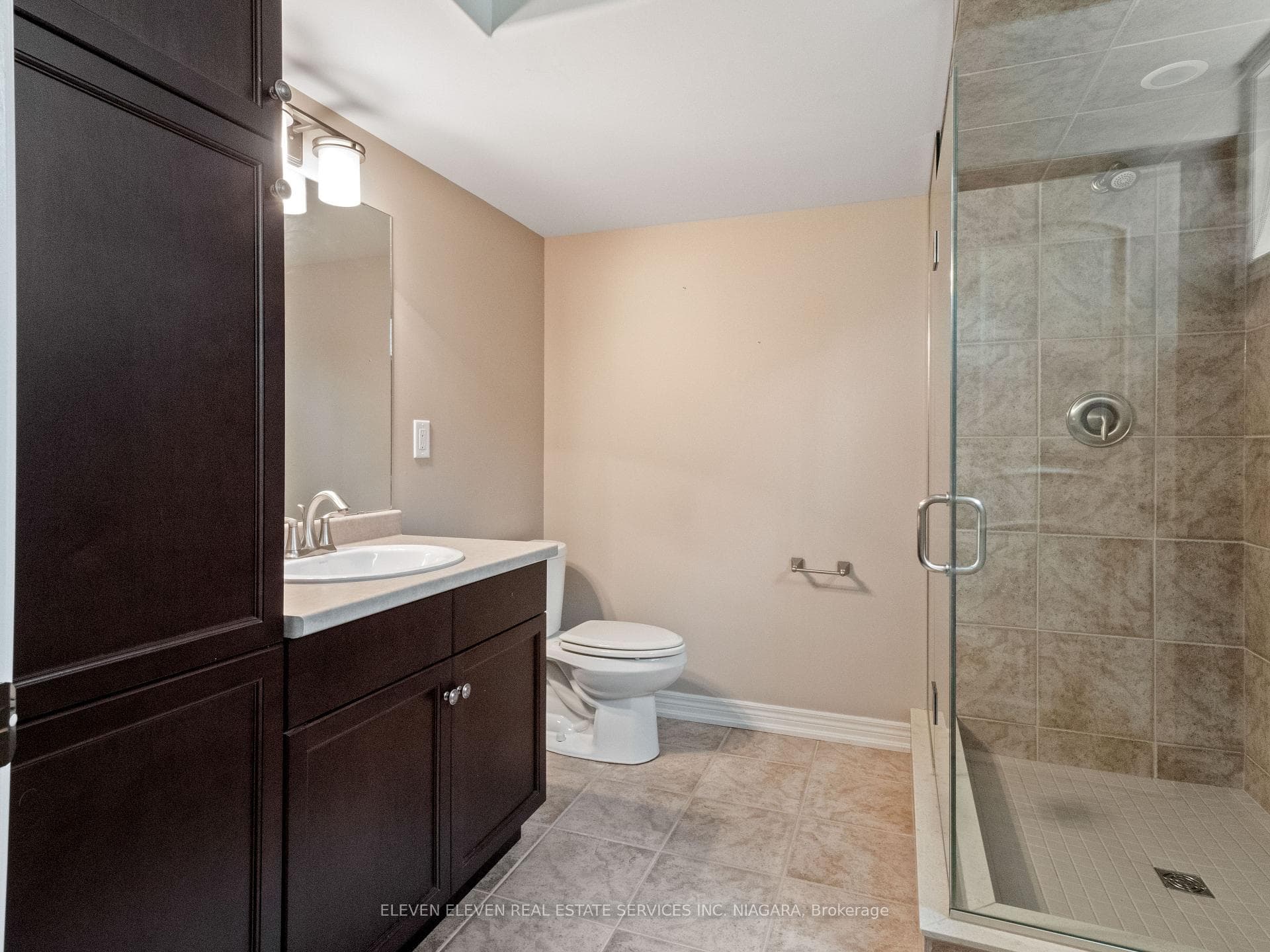 Bathroom with Walk-in Shower next to Exercise Rm!