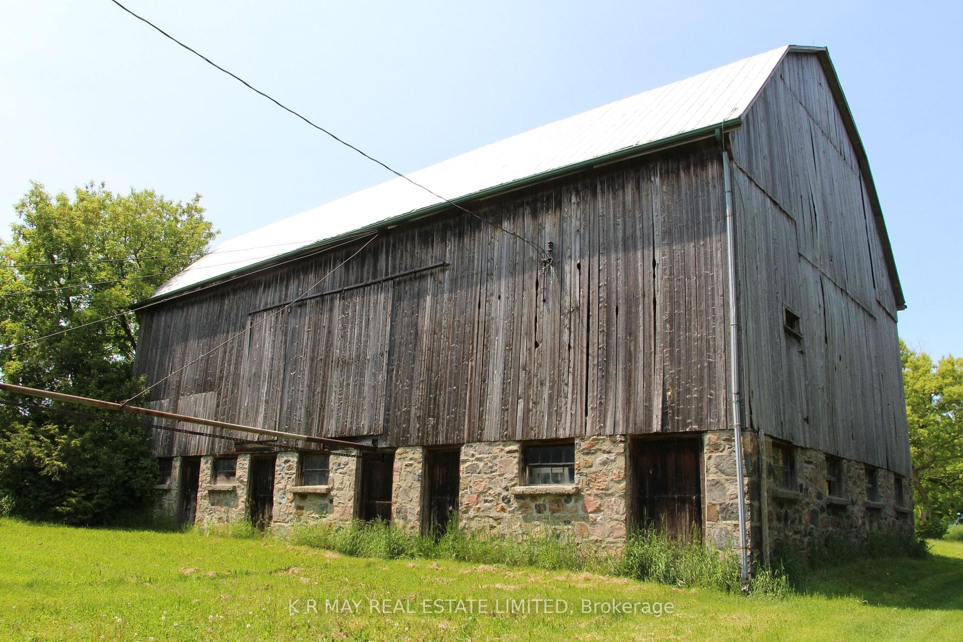 stone foundation bank barn