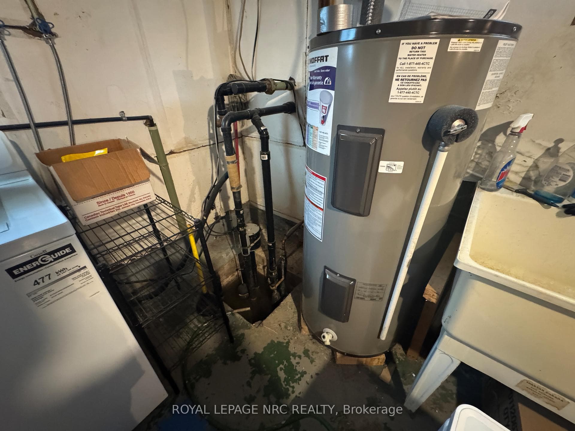 Sump pump, newer water tank