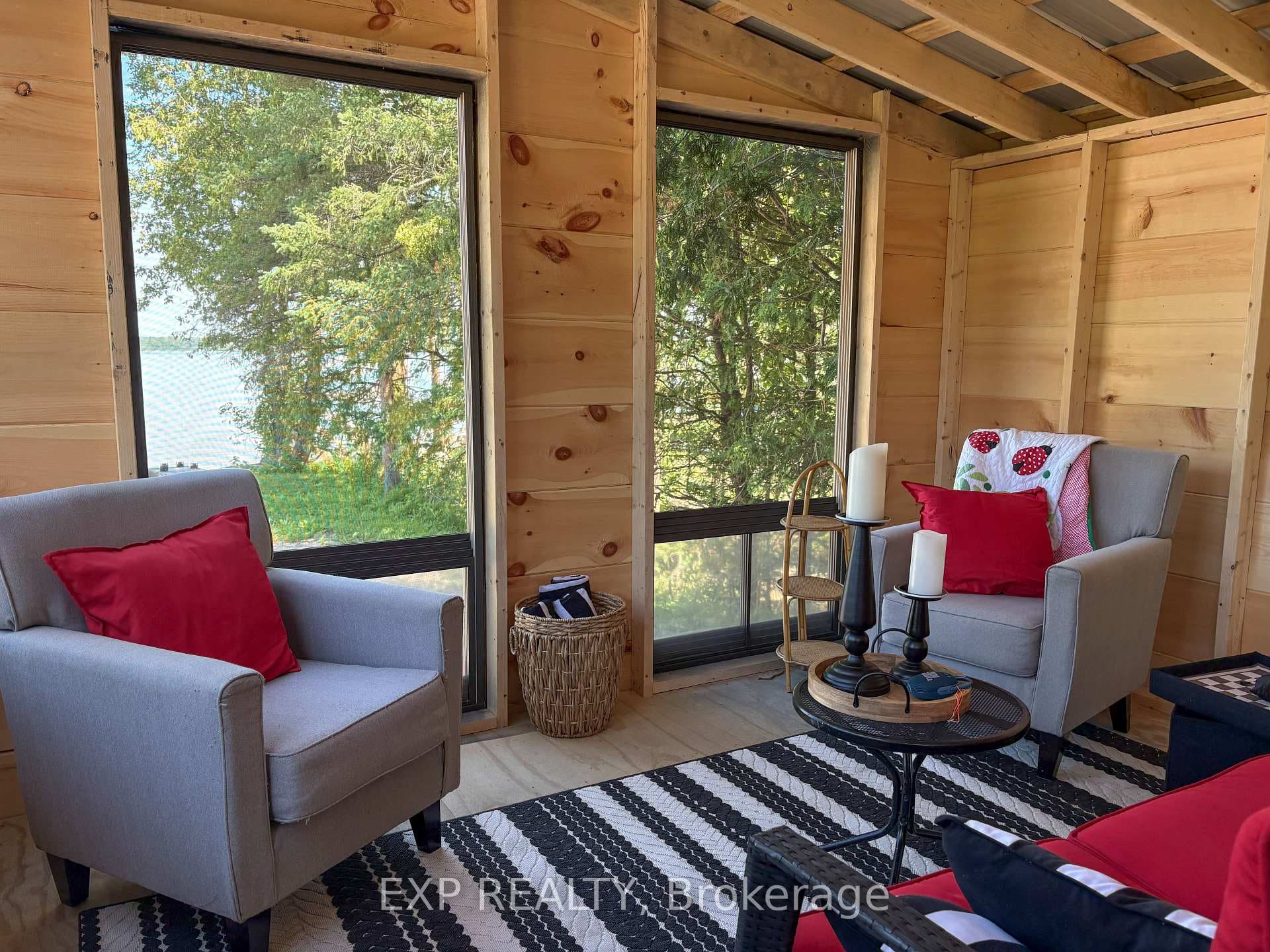 Enjoy morning coffee with the serene view