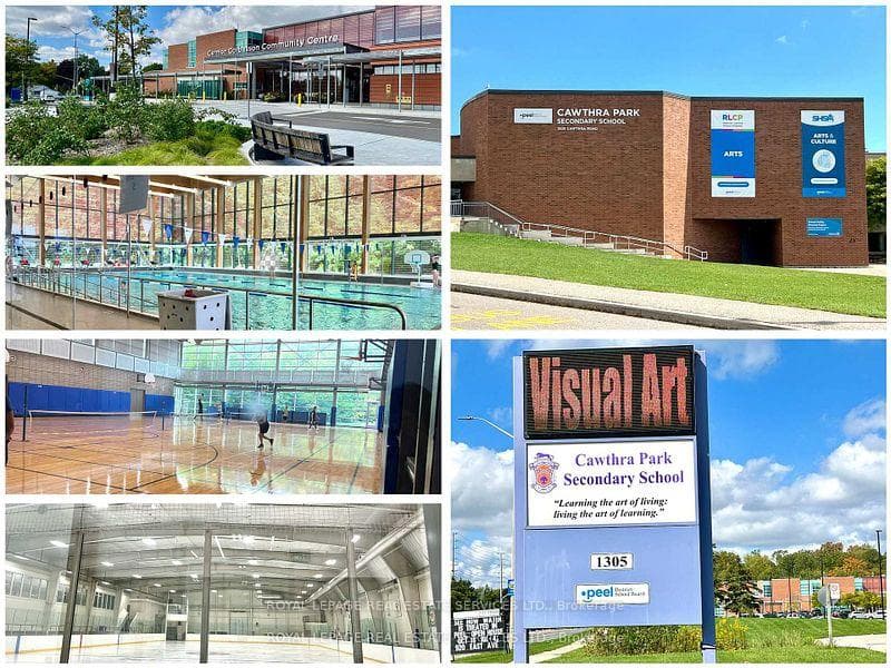 Close to Top Ranked Cawthra School, Community Ctr